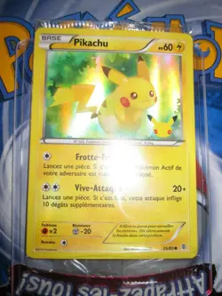 POKEMON NEUF PROMO PIKACHU 26/83 FRENCH MINT HOLOFOIL SEALED STAMPED GENERATION - Image 1