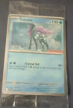 Pokemon Suicune 026/094 GameStop Exclusive Promo Pokemon Phantasmal Flames NEW - Image 1