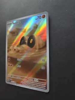 Pokemon TCG Sandile 216/198 Scarlet & Violet Base Set Holo Illustration Rare - Image 3