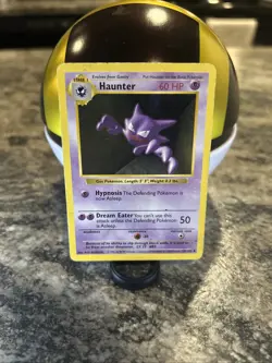 Haunter 029/102 Base Set (Shadowless) Pokemon TCG Vintage WOC 151 MP/HP - Image 1