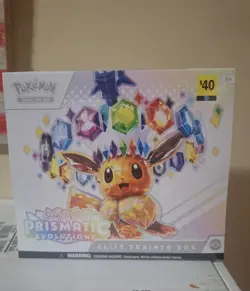 Pokemon Scarlet And Violet Prismatic Evolutions Elite Trainer Box sealed - Image 1