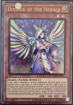 YuGiOh Diviner of the Herald Ultimate Rare OP25-EN003 - Image 1