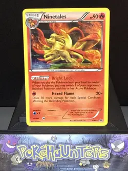 Pokemon Card Ninetales BW66 Black & White Promo Holo Rare Light Play - Image 1