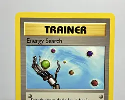 Energy Search 59/62 (MP) 1st Edition Common Fossil Set 1996 WOTC Pokemon Card - Image 3
