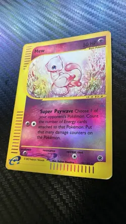 The product is a rare 2002 Pokemon Expedition Mew card with a Reverse Holo. - Image 3