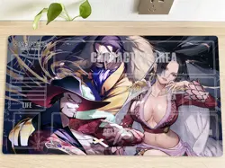 O-P Table Playmat Sir Crocodile Boa·Hancock CCG OPCG TCG Play Pad Card Game Mat - Image 1