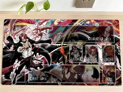 O-P Playmat SHANKS CCG OPCG TCG Trading Card Game Mat Table Play Pad Mousepad - Image 1