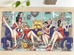 O-P Girls Duel Playmat CCG OPCG TCG Trading Card Game Mat Pad Free Bag - Image 1