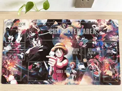 O-P Duel Playmat Straw Hat Pirates CCG OPCG TCG Mouse Pad Trading Card Game Mat - Image 1