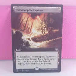 MTG LP Terramorphic Expanse Extended Art Commander Legends Magic The Gathering - Image 1