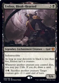Erebos, Bleak-Hearted NM/M* Theros Beyond Death ENGLISH 093/254 mtg -UnltdCards - Image 1