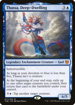 MTG - Thassa, Deep-Dwelling - Fanart Theros Beyond Death - EDH / Playtest - Image 1