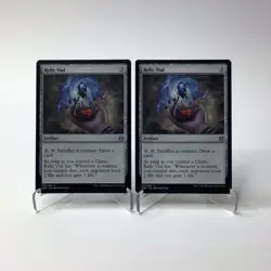 (2) Magic: The Gathering Relic Vial 250/280 MTG 2020 Zendikar Rising LP - Image 1