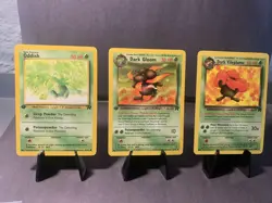 Pokemon TCG Team Rocket First Edition Oddish, Dark Gloom, Dark Vileplume #36/82 - Image 1