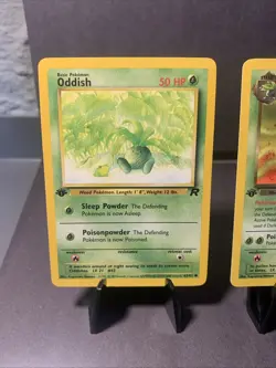 Pokemon TCG Team Rocket First Edition Oddish, Dark Gloom, Dark Vileplume #36/82 - Image 2