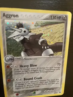Aggron 2/92 EX Legend Maker HOLO RARE Pokemon NM - Image 4