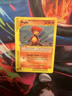 Pokemon TCG Expedition 2002 HOLOS/REVERSE HOLOS Lot Magby, Corsola, Clotster x2 - Image 2