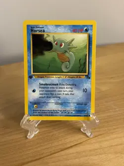 HORSEA 49/62 FOSSIL 1ST EDITION POKEMON TCG LP - Image 1