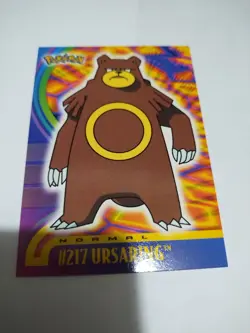 Topps Pokemon Johto Series 1 Non Holo #217 Ursaring 2001 Rare - Image 1