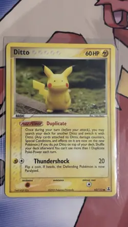 Pokemon Delta Species Ditto 64 63 & 38 /113 Squirtle, Pikachu &Mr mine... - Image 5