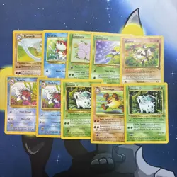 Pokemon TCG Vintage Old school Lot Of 10 Pokemon Cards - Image 1