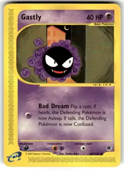 2002 Gastly 109/165 Expedition Base Set Regular English Pokemon Card NM - Image 1