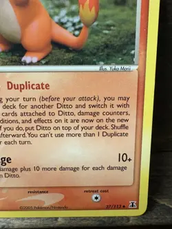 Pokemon TCG Ditto 61/113 EX Delta Species Common Non-Holo NM/LP - Image 2