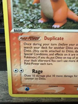 Pokemon TCG Ditto 61/113 EX Delta Species Common Non-Holo NM/LP - Image 3