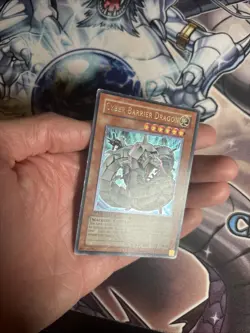 (YVH) Yugioh Cyber Barrier Dragon SOI-EN006 Ultimate Rare 1st Ed MP - Image 3