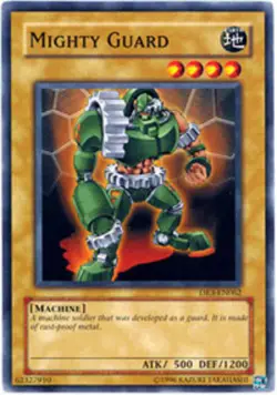 3 x Mighty Guard - DR3-EN062 - Common - Unlimited Edition Near Mint, English - Image 1