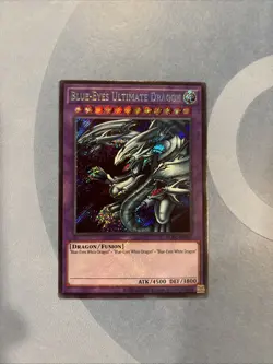 Blue-Eyes Ultimate Dragon LCKC-EN057 Secret Rare Yugioh Unlimited NM - Image 1
