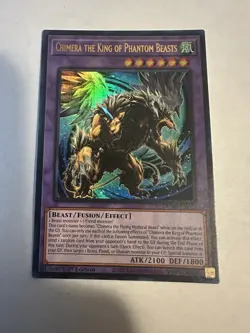 CHIMERA THE KING OF PHANTOM BEASTS 1ST EDITION ULTRA RARE DUNE-EN033 YUGIOH - Image 1