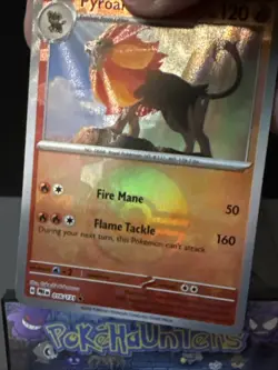 Pokemon Card Pyroar 016/131 Poke Ball Holo Prismatic Evolutions NM - Image 3