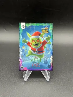 The Mean One Mr Grinch Holo Pikachu Cosplay Set 2025 Pokemon Chase Card 166 - Image 1