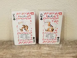 POKEMON Growlithe Arcanine playing cards Poker CHARIZARD SET 1996 - Image 1