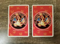 POKEMON Growlithe Arcanine playing cards Poker CHARIZARD SET 1996 - Image 3