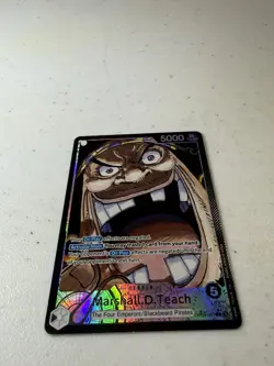 OP09-081 Marshall.D.Teach Leader Alt Art One Piece TCG English Card - Image 2