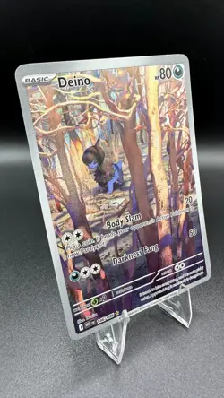 Pokemon Deino 146/086 White Flare Illustration Rare IR Alternate Art TCG Card - Image 2