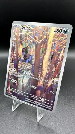 Pokemon Deino 146/086 White Flare Illustration Rare IR Alternate Art TCG Card - Image 3