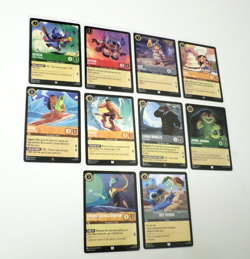 Disney Lorcana Theme Lot - Lilo and Stitch Theme Lot 10 Cards - Image 1