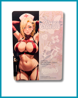 Ino Yamanaka Naruto Nurse Charm Custom Waifu Card Goddess Story - Image 2