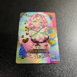 Mitsuri Kanroji Swimsuit Card Demon Slayer SSR TCG Doujin Anime Waifu Goddess - Image 1