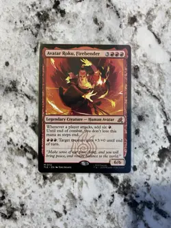 Avatar Roku, Firebender Magic the Gathering MTG Avatar: the Last Airbender TLE - Image 1