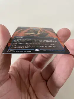 MTG Fierce Guardianship (0694) CMM *Foil* Borderless Frame Break NM/MT Comb Ship - Image 3