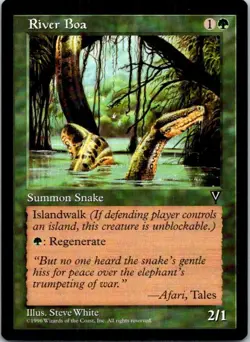 River Boa Magic The Gathering Visions Near Mint - Image 1