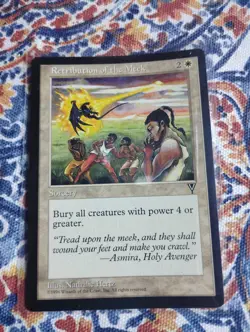 Visions Retribution of the Meek MTG Magic the Gathering LP - Image 1