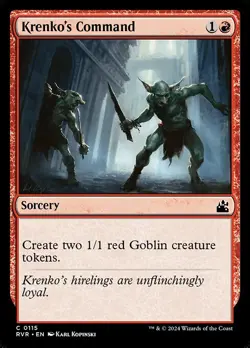 1x Krenko's Command NM Eng MTG - Ravnica Remastered - Image 1
