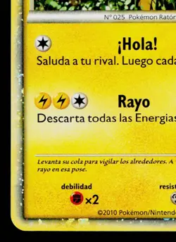 PIKACHU SPANISH PIKACHU WORLD COLLECTION JAPANESE POKEMON TCG - Image 4