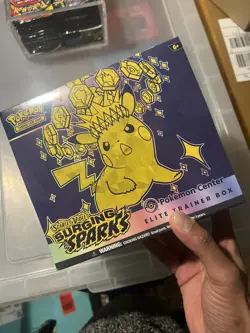 Pokemon Surging Sparks Pokemon Center - Sealed ETB - Elite Trainer Box - Image 1