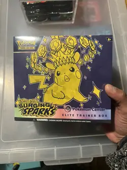 Pokemon Surging Sparks Pokemon Center - Sealed ETB - Elite Trainer Box - Image 2